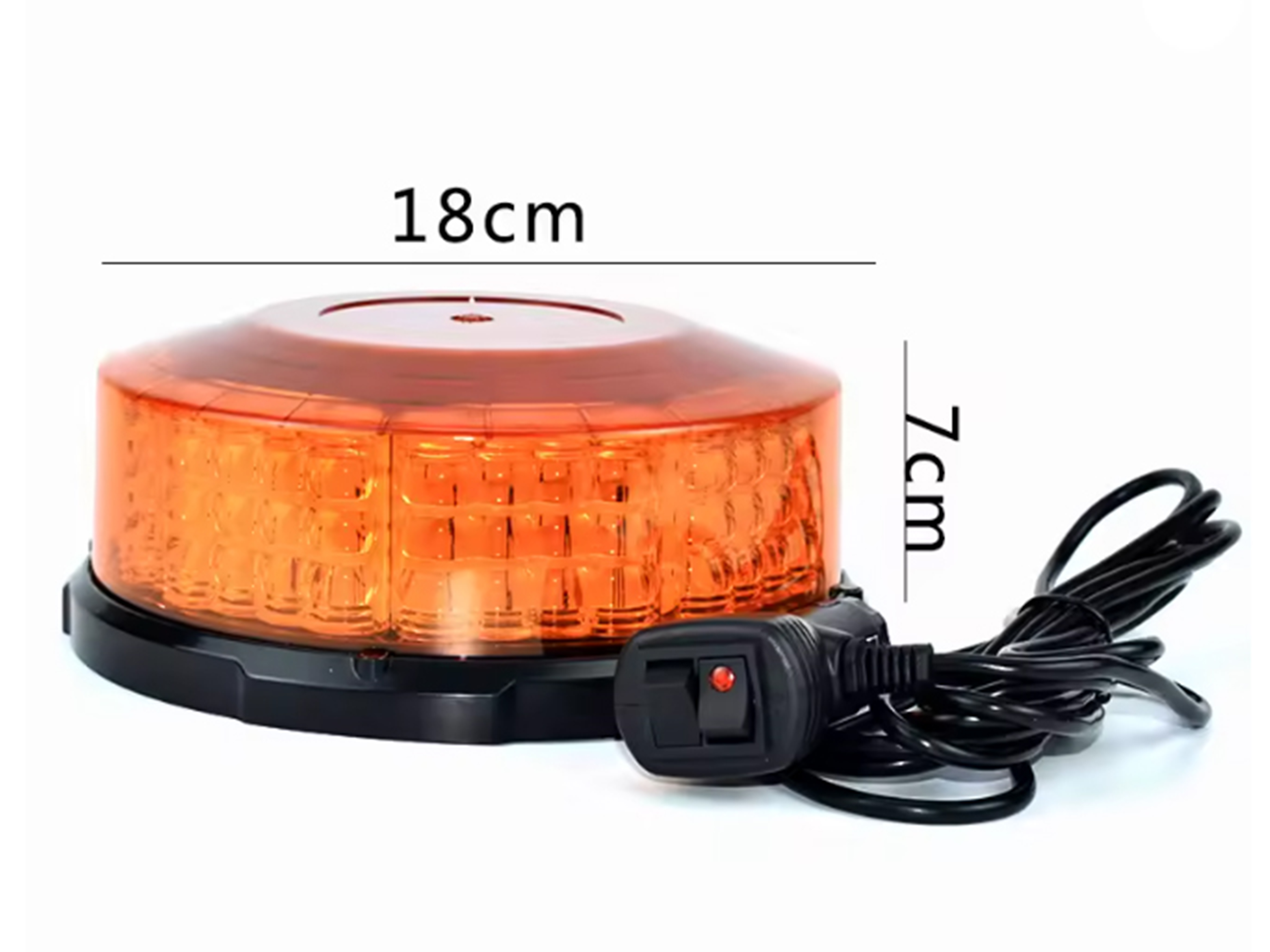 LED сигнална жълта лампа, жълт буркан